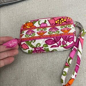 Vera Bradley purse, floral wristlet wallet NWT